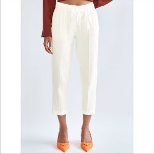 Aritzia Babaton Day Linen Pant in White